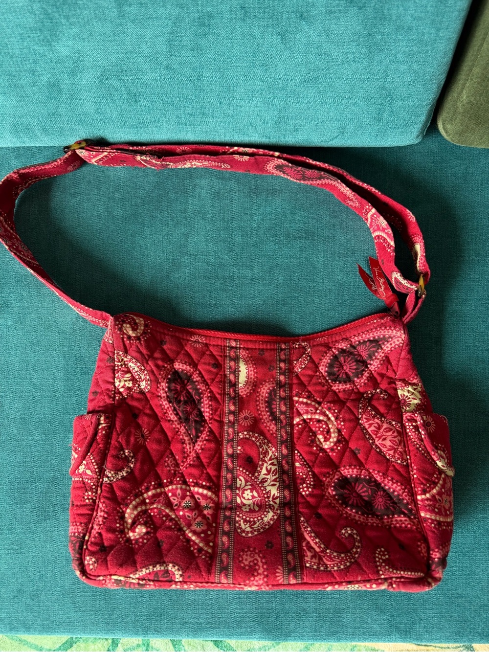 Vera Bradley On The Go Bag- Mesa Red